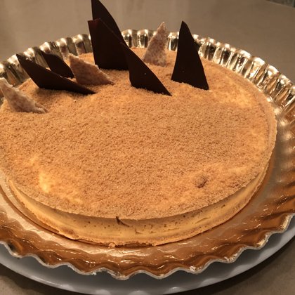 "Voiles du plaisir" Sur tarte sucrée, mousse citrons et Speculos.